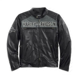 Handmade Men's Black Legendary Harley Davidson Motorcycles Leather Jacket