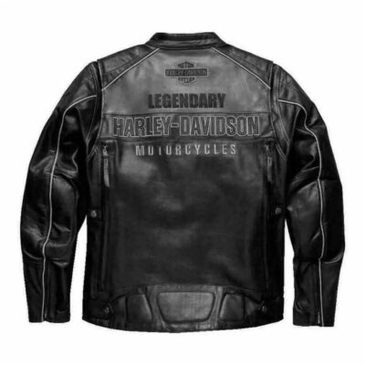 Men’s Motorcycle Black Dual Tone  Leather Jacket with Air Vents